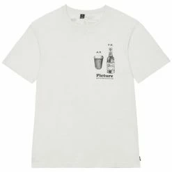 T-shirts PICTURE D&S USONA TEE NATURAL WHITE 23 Blanc