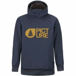 Sweatshirts PICTURE PARKER JKT M DARK BLUE 23 Bleu / Marron