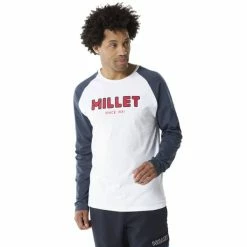 T-shirts MILLET HERITAGE TS LS M WHITE/SAPHIR 23 Blanc / Bleu 8 T-shirts MILLET HERITAGE TS LS M WHITE/SAPHIR 23 Blanc / Bleu -Vêtements casual Homme Soldes Boutique 9 111361 heritage ts ls m white saphir miv9662 9796 03
