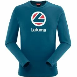 T-shirts LAFUMA GRAPHIC LS TEE M INK BLUE 23 Bleu