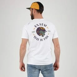 T-shirts OXBOW TERRAL WHITE 23 Blanc -Vêtements casual Homme Soldes Boutique 9 112469 terral white oxv919469 xblan 04