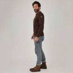 T-shirts OXBOW TULMO COFFEE 22 Marron -Vêtements casual Homme Soldes Boutique 9 112472 tulmo coffee oxv919509 xcafe 04