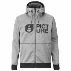 Sweatshirts PICTURE PARK ZIP TECH HOODIE GREY MELANGE 23 Gris