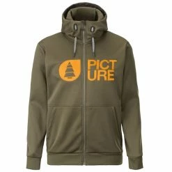 Sweatshirts PICTURE PARK ZIP TECH HOODIE DARK ARMY GREEN 23 Vert