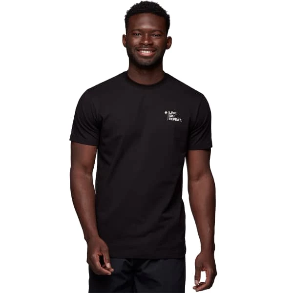 T-shirts BLACK DIAMOND M SKI MOUNTAINEERING TEE BLACK 23 Noir 4 T-shirts BLACK DIAMOND M SKI MOUNTAINEERING TEE BLACK 23 Noir – Image 2