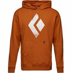 Sweatshirts BLACK DIAMOND M CHALKED UP HOODY DESERT CLAY 23 Marron