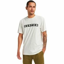 T-shirts BURTON VAULT SS STOUT WHITE 23 Blanc / Noir