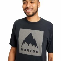T-shirts BURTON CLASSIC MOUNTAIN HIGH SS TRUE BLACK 23 Noir / Gris -Vêtements casual Homme Soldes Boutique 9 114104 classic mountain high ss true black 20377106 001 04