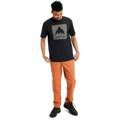 T-shirts BURTON CLASSIC MOUNTAIN HIGH SS TRUE BLACK 23 Noir / Gris -Vêtements casual Homme Soldes Boutique 9 114104 classic mountain high ss true black 20377106 001 05