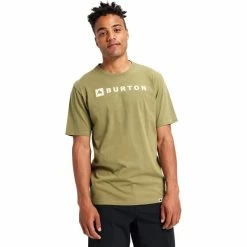 T-shirts BURTON HORIZONTAL MOUNTAIN SS MARTINI OLIVE 23 Vert