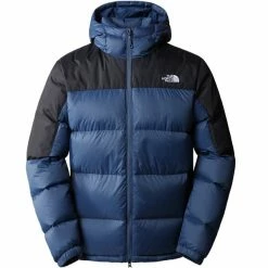 Vestes THE NORTH FACE M DIABLO DOWN HOOD SHADYBLU/TNF BLK 23 Bleu
