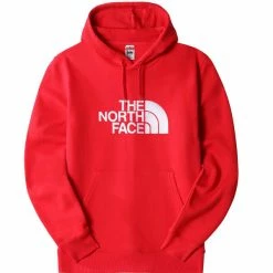 Sweatshirts THE NORTH FACE M DREW PEAK PLV HD TNF RED/TNF WHITE 23 Rouge