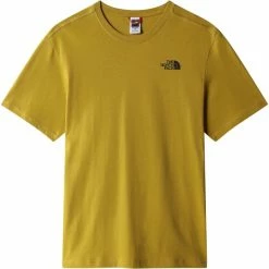 T-shirts THE NORTH FACE M S/S RED BOX TEE MINERAL GOLD 23 Jaune