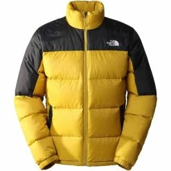 Vestes THE NORTH FACE M DIABLO DOWN JKT MINERAL GOLD/TNF BLK 23 Jaune / Noir