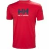 T-shirts HELLY HANSEN LOGO T-SHIRT RED 23 Rouge -Vêtements casual Homme Soldes Boutique 9 114726 logo t shirt red 33979 163 01
