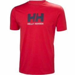 T-shirts HELLY HANSEN LOGO T-SHIRT RED 23 Rouge