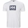 T-shirts HELLY HANSEN BOX T WHITE 23 Blanc -Vêtements casual Homme Soldes Boutique 9 114810 box t white 53285 003 01
