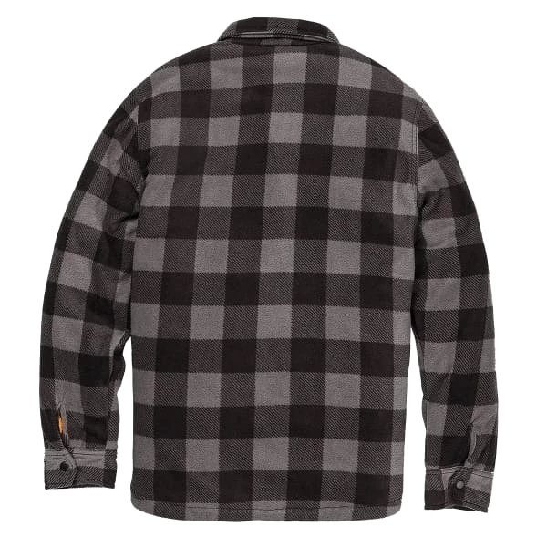 Chemises VOLCOM BOWERED FLEECE LS PEWTER 23 Gris / Noir 4 Chemises VOLCOM BOWERED FLEECE LS PEWTER 23 Gris / Noir – Image 2