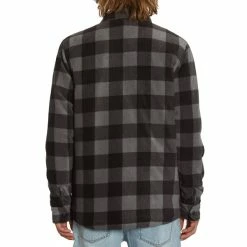 Chemises VOLCOM BOWERED FLEECE LS PEWTER 23 Gris / Noir 11 Chemises VOLCOM BOWERED FLEECE LS PEWTER 23 Gris / Noir -Vêtements casual Homme Soldes Boutique 9 114875 bowered fleece ls pewter a5832202 pew 05