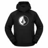Sweatshirts VOLCOM HYDRO RIDING HOODIE BLACK 23 Noir -Vêtements casual Homme Soldes Boutique 9 115070 hydro riding hoodie black g4152303 blk 01