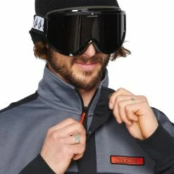 Sweatshirts VOLCOM SHE CREW FLEECE BLACK 23 Gris / Noir -Vêtements casual Homme Soldes Boutique 9 115075 she crew fleece black g4652302 blk 04