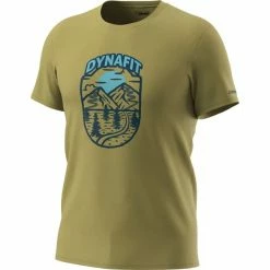 T-shirts DYNAFIT GRAPHIC CO M S/S TEE ARMY HORIZON 23 Vert