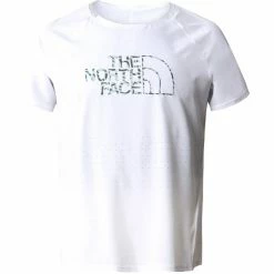 T-shirts THE NORTH FACE M FLIGHT WEIGHTLESS S/S SHIRT TNFW/WSBFECBPR 23 Blanc