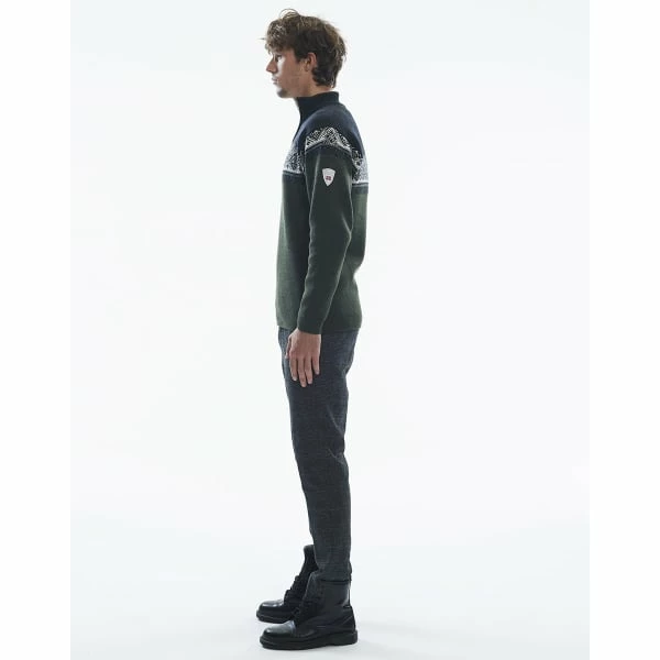 Pulls DALE OF NORWAY MORITZ M SWEATER DARKGREEN SMOKE DARKCHARCOAL 23 Vert / Bleu 7 Pulls DALE OF NORWAY MORITZ M SWEATER DARKGREEN SMOKE DARKCHARCOAL 23 Vert / Bleu – Image 5