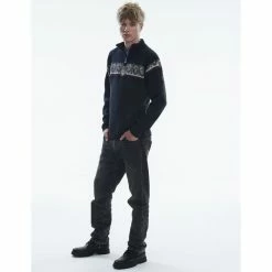 Pulls DALE OF NORWAY MORITZ M SWEATER DARKCHARCOAL RASPBERRY BLACK 23 Noir / Blanc -Vêtements casual Homme Soldes Boutique 9 116118 moritz m sweater darkcharcoal raspberry black 91391 e 04