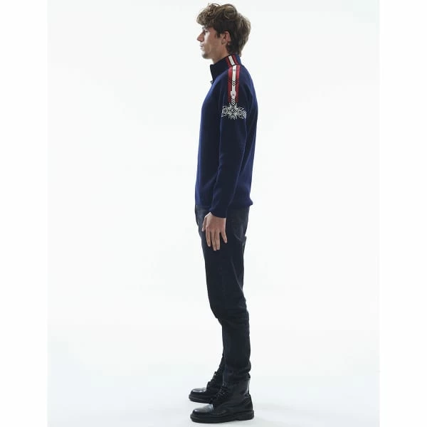 Pulls DALE OF NORWAY SPIRIT M JACKET NAVY OFFWHITE RASPBERRY Bleu 7 Pulls DALE OF NORWAY SPIRIT M JACKET NAVY OFFWHITE RASPBERRY Bleu – Image 5