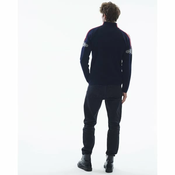 Pulls DALE OF NORWAY SPIRIT M JACKET NAVY OFFWHITE RASPBERRY Bleu 8 Pulls DALE OF NORWAY SPIRIT M JACKET NAVY OFFWHITE RASPBERRY Bleu – Image 6