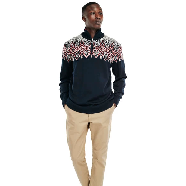 Pulls DALE OF NORWAY WINTERLAND M SWEATER NAVY 23 Blanc / Rouge / Bleu 4 Pulls DALE OF NORWAY WINTERLAND M SWEATER NAVY 23 Blanc / Rouge / Bleu – Image 2