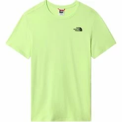 T-shirts THE NORTH FACE M S/S REDBOX TEE SHARP GREEN 22 Vert