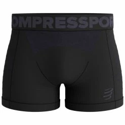 Sous Vêtements COMPRESSPORT SEAMLESS BOXER M BLACK/GREY 22 Noir
