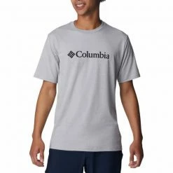 T-shirts COLUMBIA CSC BASIC LOGO TEE COLUMBIAN GREY 23 Gris