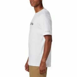 T-shirts COLUMBIA CSC BASIC LOGO TEE WHITE 23 Blanc -Vêtements casual Homme Soldes Boutique 9 116788 csc basic logo tee white 1680053 100 02
