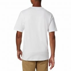 T-shirts COLUMBIA CSC BASIC LOGO TEE WHITE 23 Blanc -Vêtements casual Homme Soldes Boutique 9 116788 csc basic logo tee white 1680053 100 04