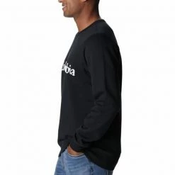 Sweatshirts COLUMBIA LOGO FLEECE CREW BLACK WHITE CHECK 23 Noir -Vêtements casual Homme Soldes Boutique 9 116904 logo fleece crew black white check 1884931 016 04