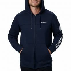 Sweatshirts COLUMBIA LOGO FLEECE FULL ZIP COLLEGIATE NAVY 23 Bleu 10 Sweatshirts COLUMBIA LOGO FLEECE FULL ZIP COLLEGIATE NAVY 23 Bleu -Vêtements casual Homme Soldes Boutique 9 116925 logo fleece full zip collegiate navy 1889164 464 04