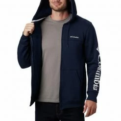 Sweatshirts COLUMBIA LOGO FLEECE FULL ZIP COLLEGIATE NAVY 23 Bleu 11 Sweatshirts COLUMBIA LOGO FLEECE FULL ZIP COLLEGIATE NAVY 23 Bleu -Vêtements casual Homme Soldes Boutique 9 116925 logo fleece full zip collegiate navy 1889164 464 05
