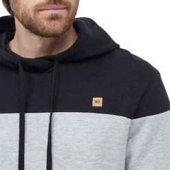 Sweatshirts TENTREE TREEFLEECE BLOCKED REYNARD HOODIE METEORITE BLACK/HI RISE GREY HEATHER/FOXTROT BROWN 23 Noir / Gris / Marron -Vêtements casual Homme Soldes Boutique 9 118051 tcm2787 2095 04