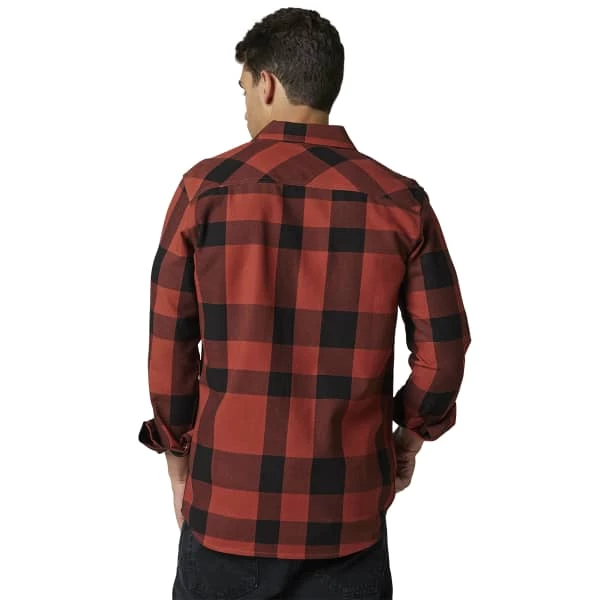 Chemises FOX VOYD 2.0 FLANNEL COPPER 23 Marron / Noir 4 Chemises FOX VOYD 2.0 FLANNEL COPPER 23 Marron / Noir – Image 2