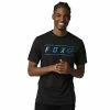 T-shirts FOX PINNACLE SS TECH TEE BLACK/BLUE 23 Noir -Vêtements casual Homme Soldes Boutique 9 118214 28647 013 01