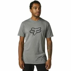 T-shirts FOX LEGACY FOX HEAD SS TEE HEATER GRAPHIC 23 Gris