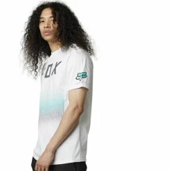 T-shirts FOX FGMNT PREM SS TEE OPTIC WHITE 23 Blanc -Vêtements casual Homme Soldes Boutique 9 118224 29775 190 02