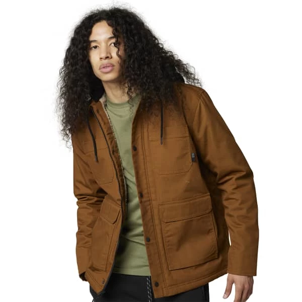 Vestes FOX MERCER JACKET NUTMEG 23 Marron 4 Vestes FOX MERCER JACKET NUTMEG 23 Marron – Image 2