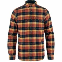 FJALLRAVEN Chemises FJÄLLRÄVEN SINGI HEAVY FLANNEL SHIRT M AUTUMN LEAF DARK 23 Multicolore