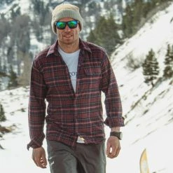 Chemises LAGOPED PERDIZ LS RED/NAVY 23 Bleu / Rouge -Vêtements casual Homme Soldes Boutique 9 118504 perdiz ls rouge navy 81005 red 02