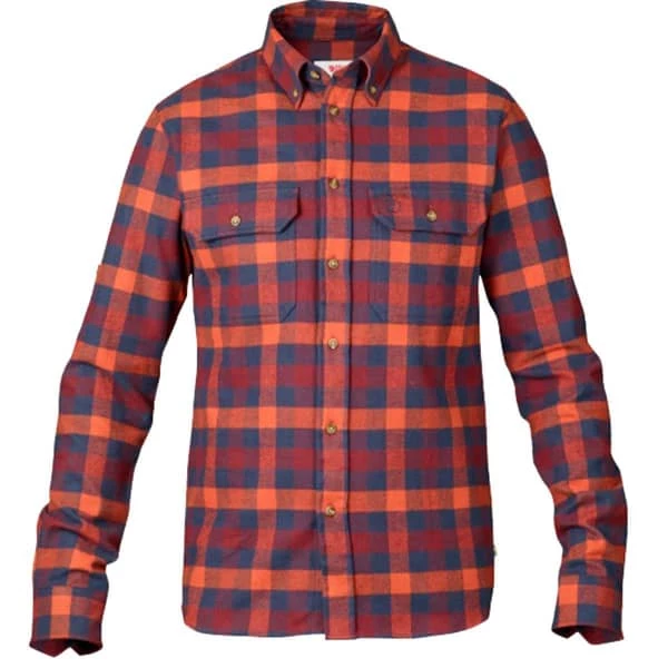 FJALLRAVEN Chemises FJÄLLRÄVEN SKOG SHIRT NAVY 18 Bleu / Orange 3 FJALLRAVEN Chemises FJÄLLRÄVEN SKOG SHIRT NAVY 18 Bleu / Orange