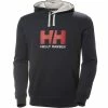 Sweatshirts HELLY HANSEN LOGO HOODIE NAVY 23 Bleu -Vêtements casual Homme Soldes Boutique 9 38127 logo hoodie navy 33977 597 01